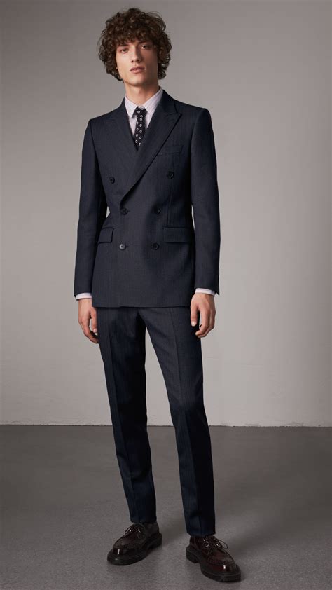 blue burberry suit|burberry suits men.